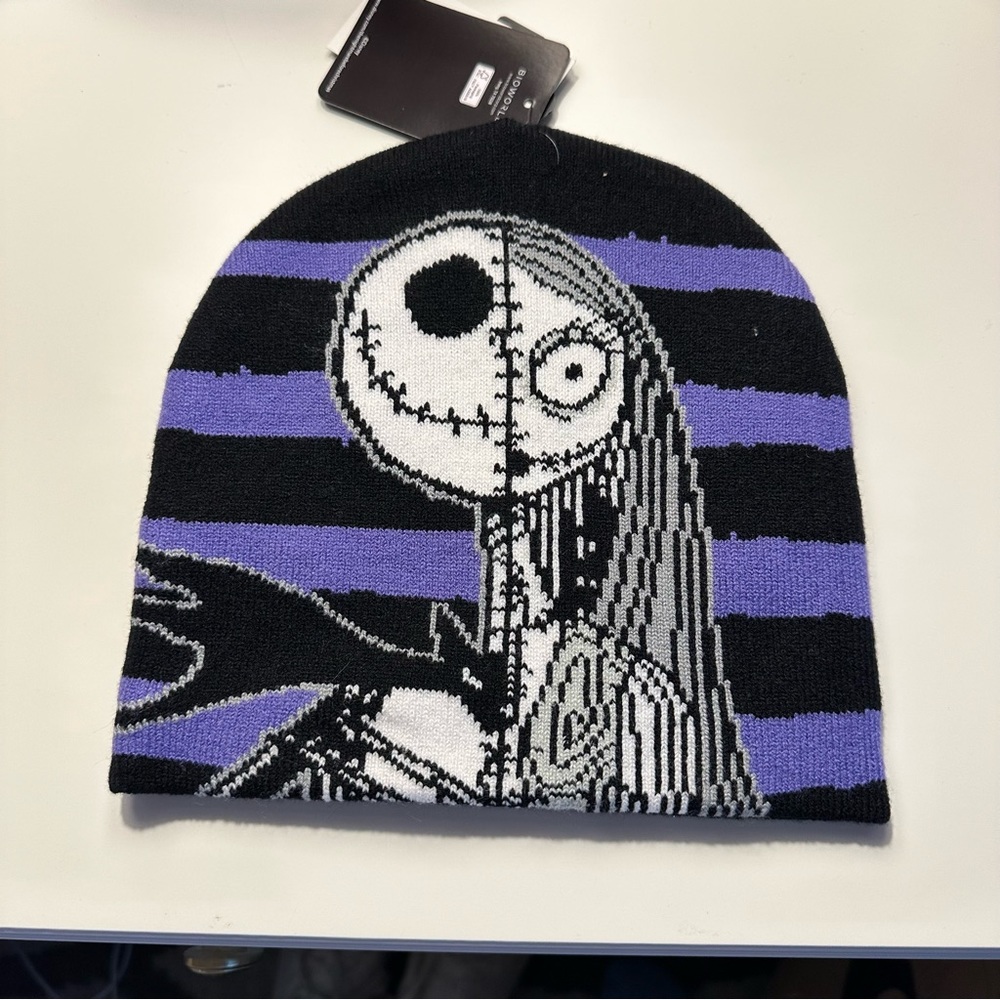 Nightmare Before Christmas Knit Hat
